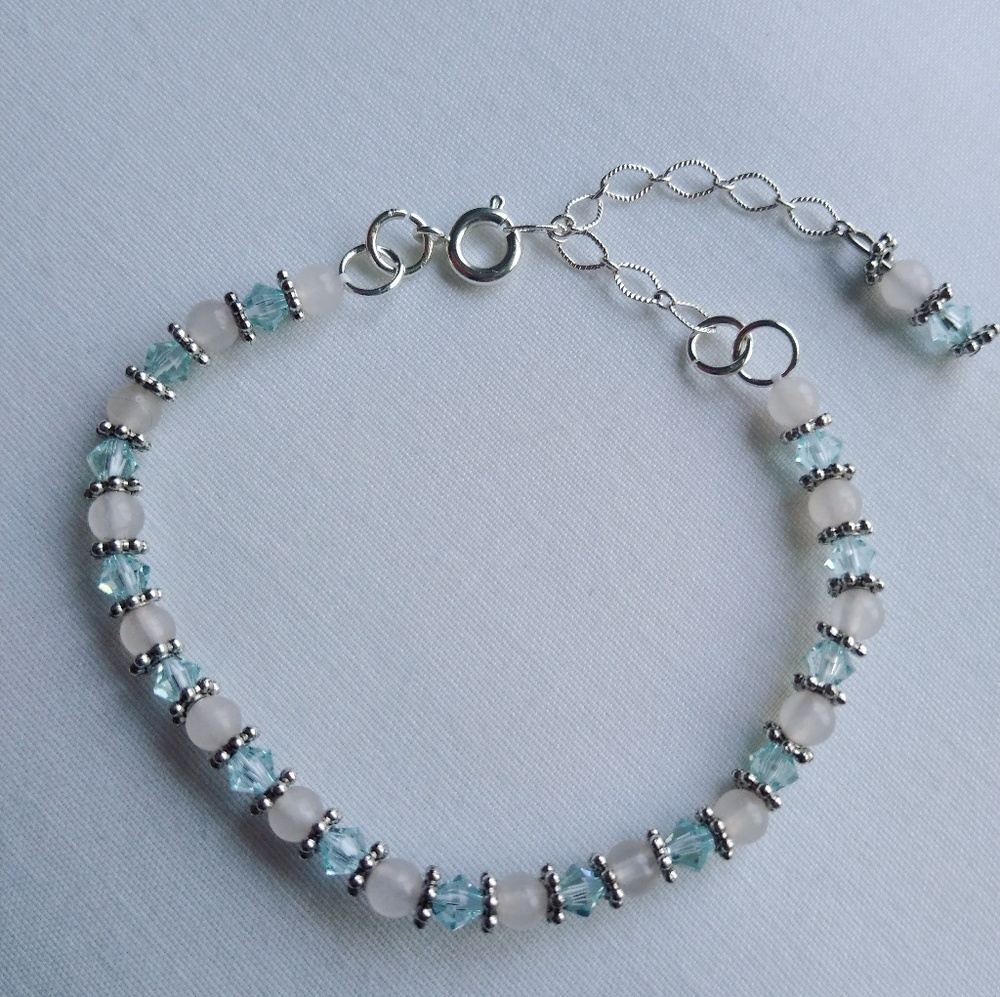 Swarovski sky blue bracelet